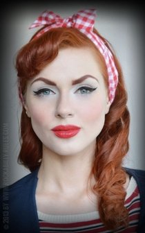 bandana rood wit