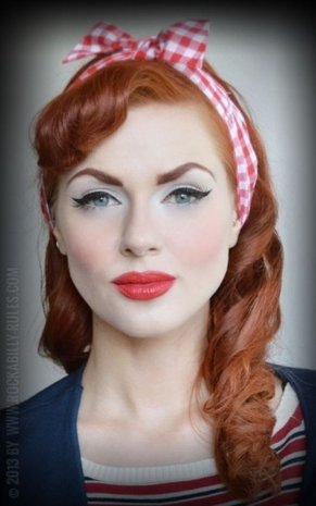 bandana rood wit